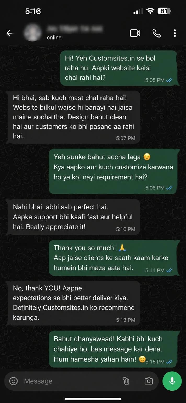 WhatsApp client chat proof 2