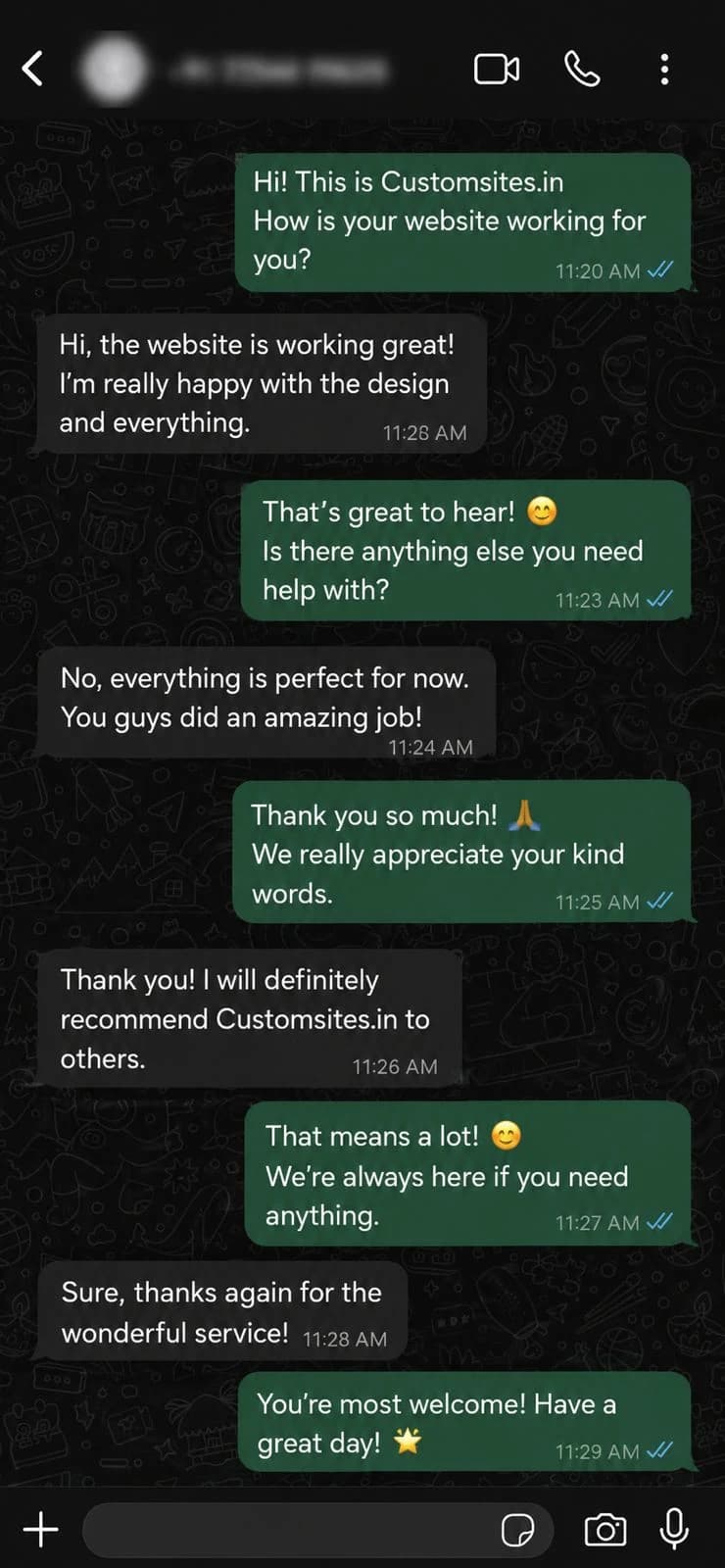 WhatsApp client chat proof 3