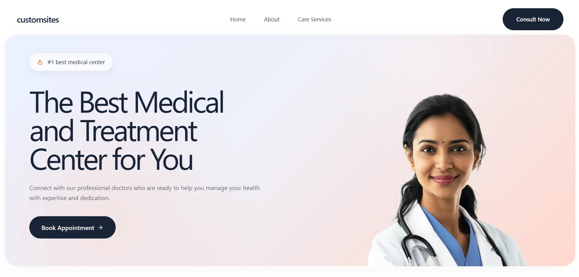 Doctor Website Template