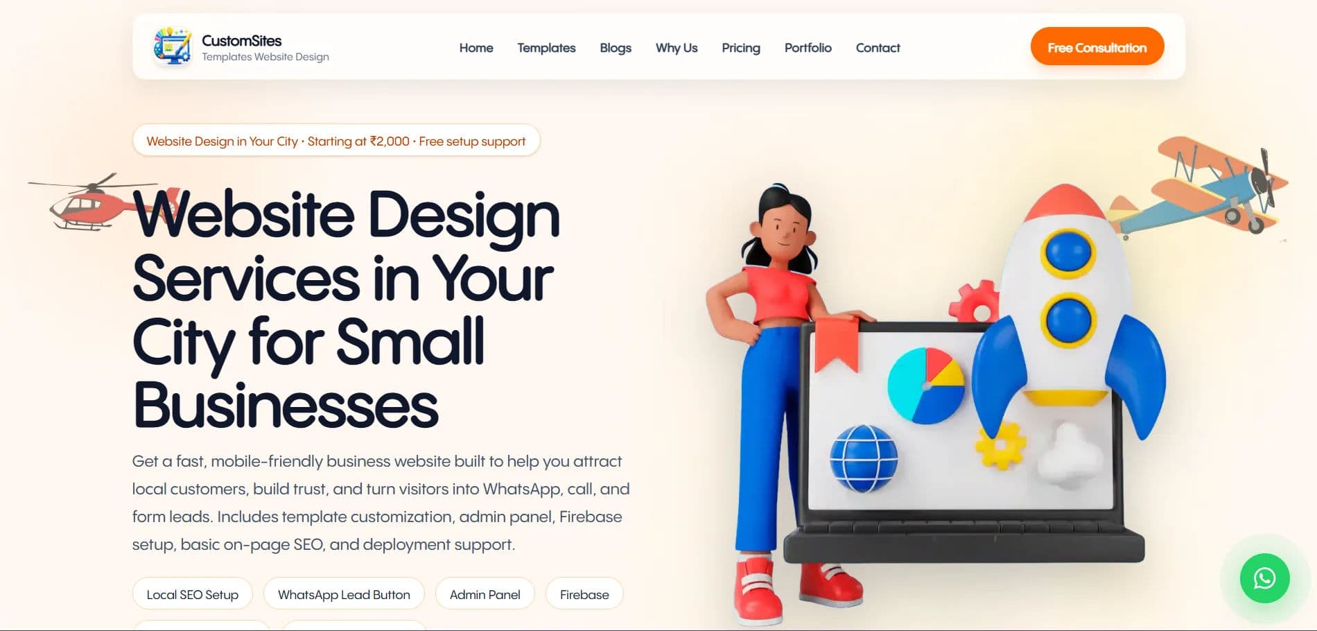 How We Build Business Websites in India: CustomSites Process, Pricing and What to Expect
