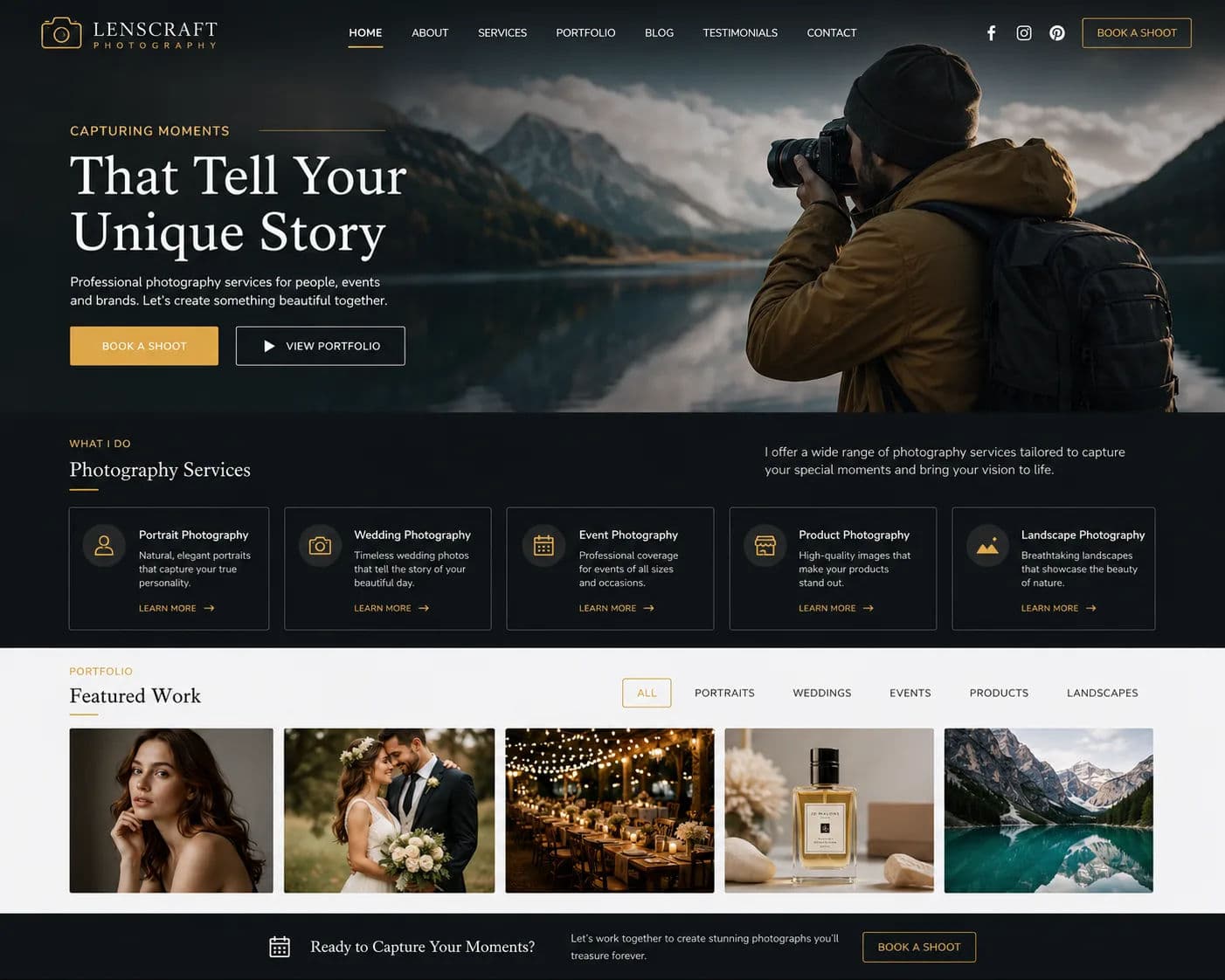 Photography Business Website Design in India: How to Showcase Your Portfolio and Get More Clients