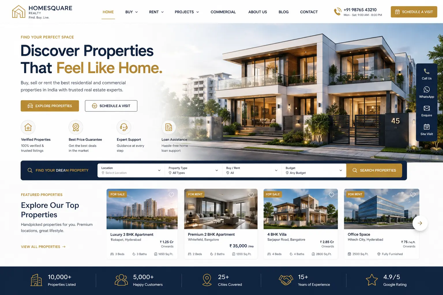 Real Estate Website Design in India: How to Showcase Properties and Get More Buyers and Tenants Online